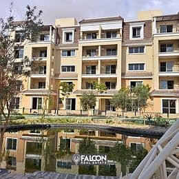 For sale, a double view apartment with a cash discount of only 42% in Sarai Compound from Misr City for Housing and Development 8