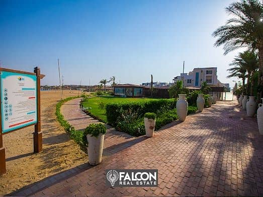 Two-room chalet for sale, fully finished, with lagoon view, in a prime location in  Blue Blue Ain Sokhna 5