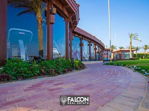 Two-room chalet for sale, fully finished, with lagoon view, in a prime location in  Blue Blue Ain Sokhna 16