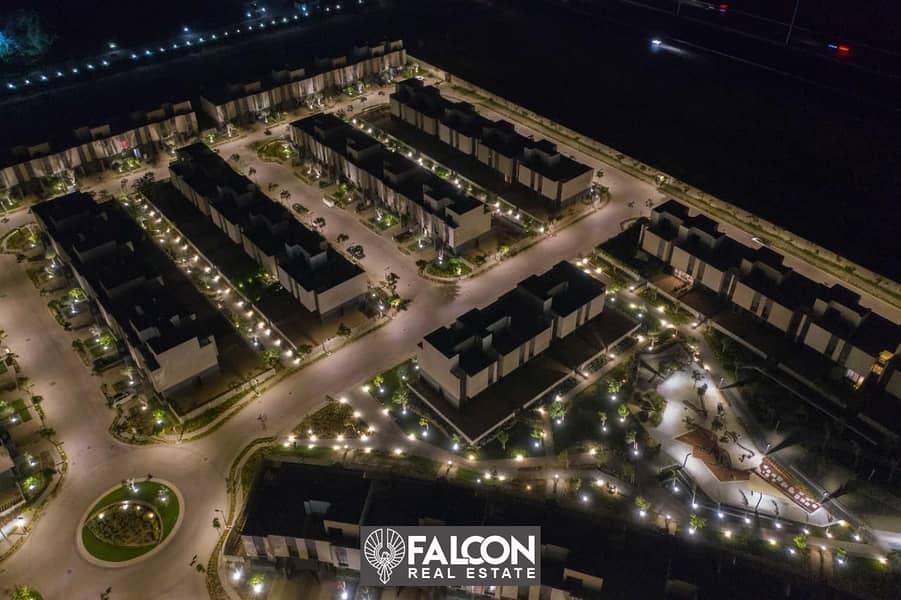 own a 135-meter apartment, finished to the highest standard, with the lowest rate of receipt and installments over 4 years, in a compound in the heart 5