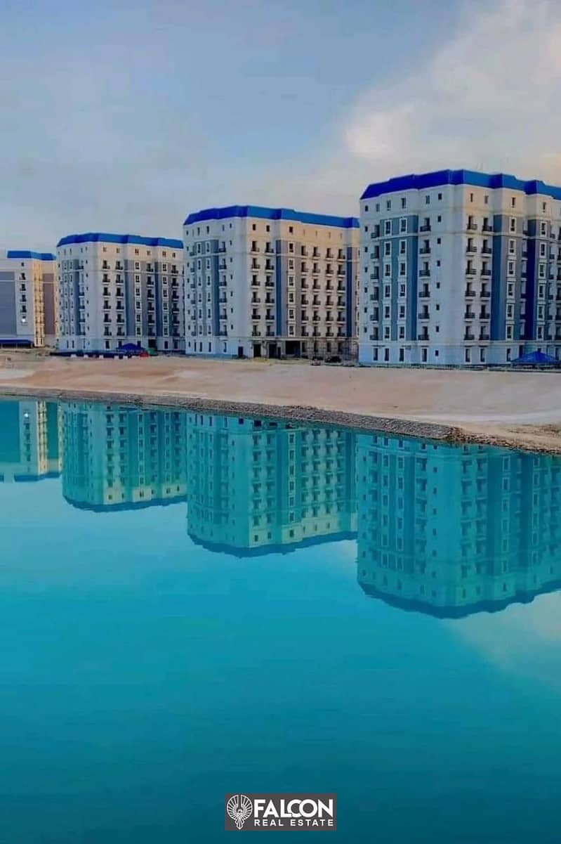 Your apartment overlooks the sea and the lagoon and is finished 11