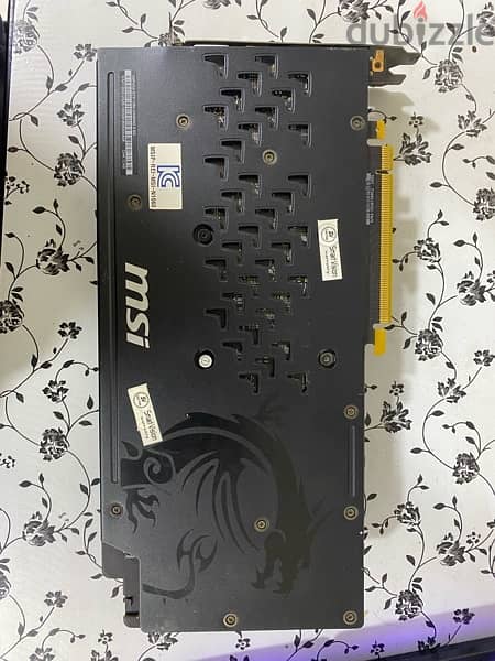 كارت شاشه Gaming GPU 1060 MSI 6GB 2