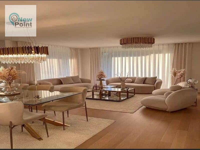 Apartment for immediate delivery for sale in the heart of New Cairo in Bloomfields Compound by Tatweer Misr, with installments over 10 years 5