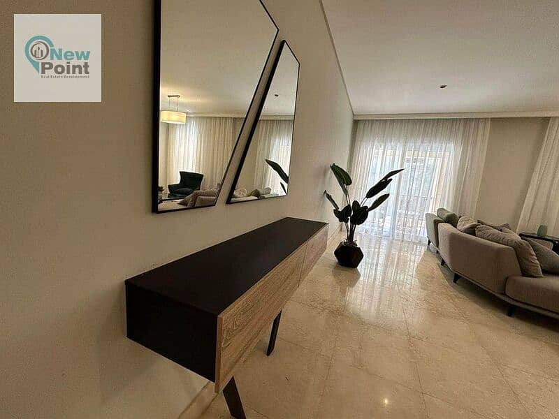 Apartment for immediate delivery for sale in the heart of New Cairo in Bloomfields Compound by Tatweer Misr, with installments over 10 years 9