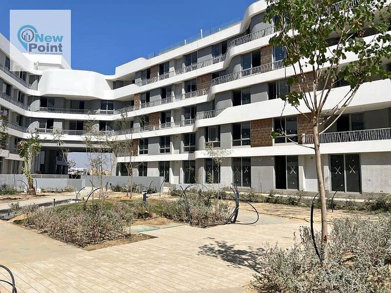 Apartment for immediate delivery for sale in Bloomfields Compound, developed by Tatweer Misr, next to Madinaty, with installments over 10 years 6