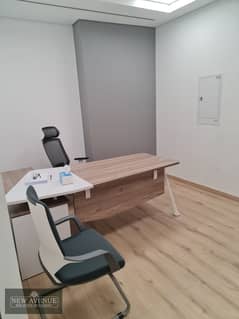 Furnished admin Office for rent in Cairo festival city  5th settlement By Al Futtaim