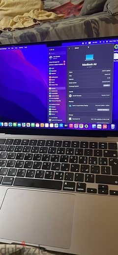 MacBook Air m2 used like new battery 99