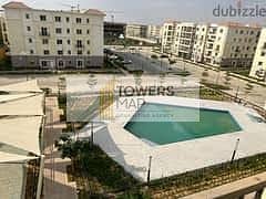 Overlooking  swimming pool, 3-bedroom apartment at Mvida , ready for delivery now , there are installments 1