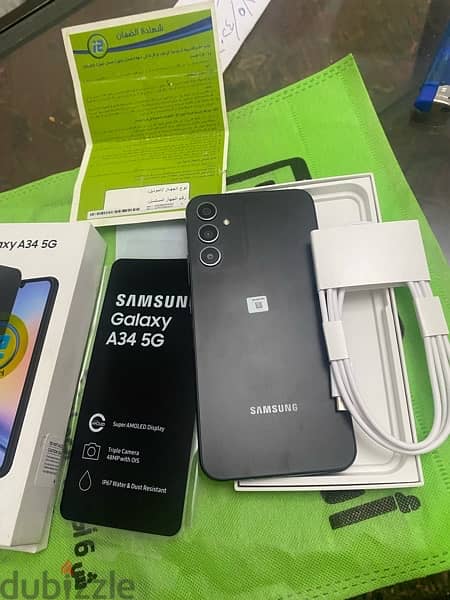 samsung a34 256gb no active 2