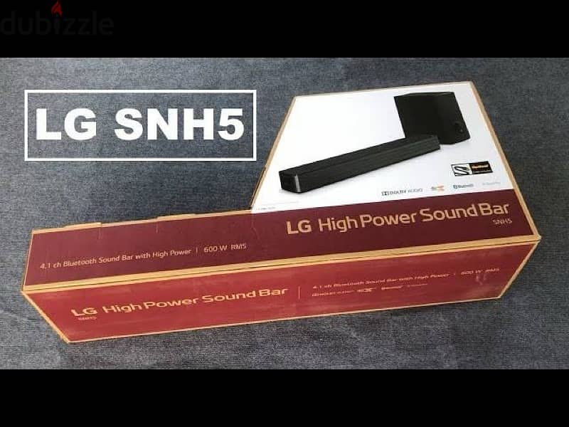 SoundBar LG Model : No : SNH5 2