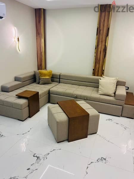 For rent fully furnished apartment at stone residence compound 4