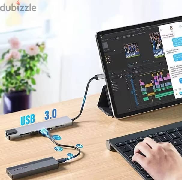 type c hub 8 in 1 تحويلة 2
