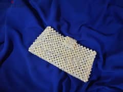 pearly wedding clutch 0