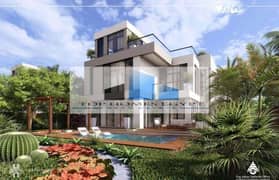 Stand Alone Villa for sale 287 SQM semi-finished in Saada Compound - New Cairo / ستاند الون فيلا للبيع بالتقسيط نصف تشطيب - كمبوند سعادة