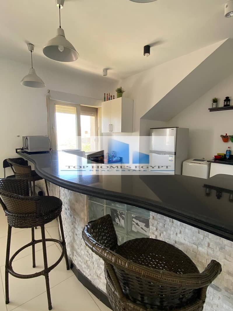 Furnished Chalet for Sale 350 SQM in a prime location in Hacienda Bay North Coast /الال ِشاليه مفروش بالكامل والاجهزة للبيع بموقع متميز هاسيندا باي 8