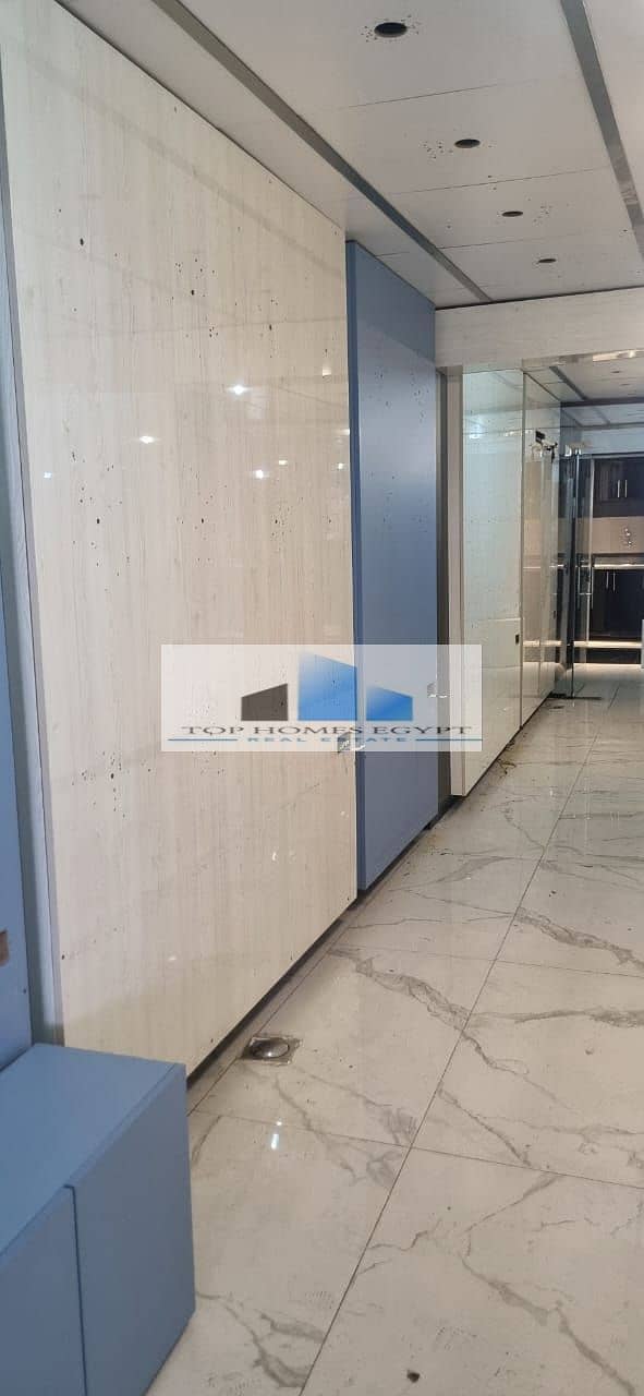 Commercail Shop for Rent 120 SQM fully finished a prime location in El-Thawra St 10