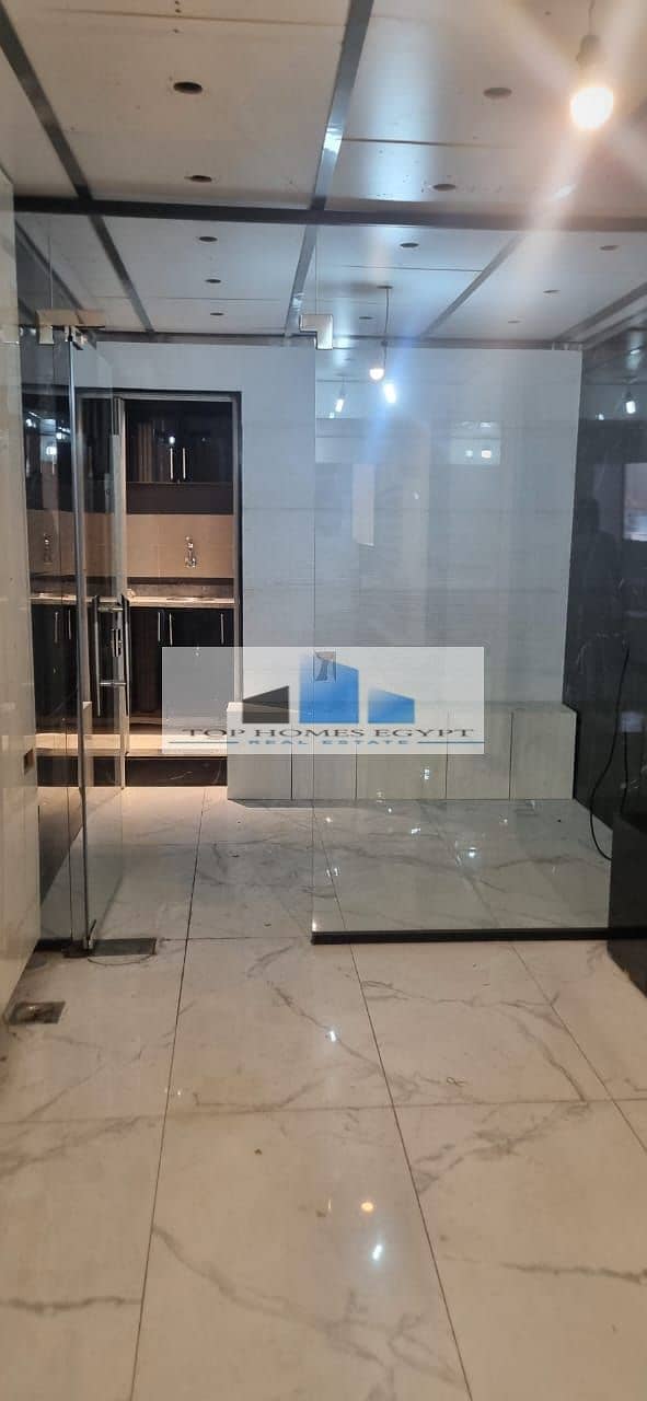 Commercail Shop for Rent 120 SQM fully finished a prime location in El-Thawra St 11