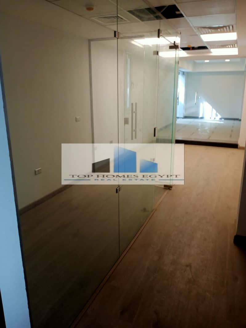 Office for rent 332m in Bank center - 5th Settelment / مكتب إداري للإيجار في منطقة البنوك - التجمع الخامس 6