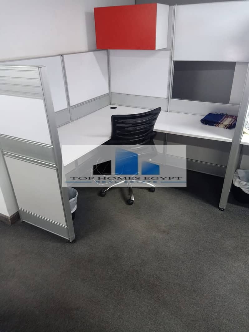 Admin office for rent 3000 SQM finished with ACs in South 90th / مقر إداري للإيجار متشطيب بالتكييفات علي التسعين الجنوبي 5