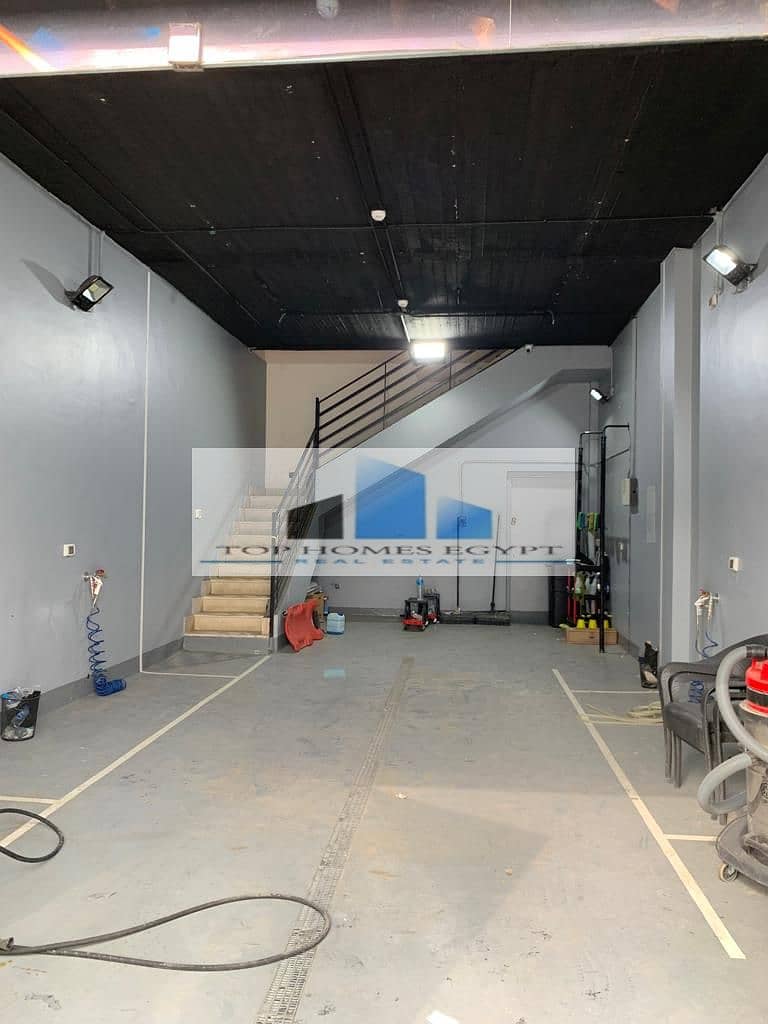 Commercial duplex shop store for rent 120 sqm fnished / ACs in Madinaty /محل تجاري دوبلكس للإيجار متشطب بالتكييفات في مدينتي يصلح لنشاط عربيات 1