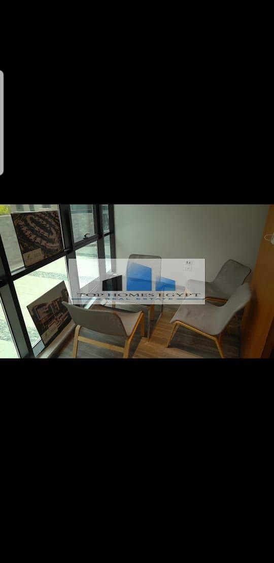 Office for rent 62 SQM in a prime location on Gamal Abdel Nasr Axis - 5th Settlement /مكتب للإيجار بموقع مميز علي محور جمال عبد الناصر 2