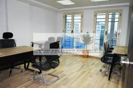 Office for Rent 600 sqm finished with ACs in a prime location in South Teseen / مكتب إداري للإيجار متشطب بالتكييفات موقع مميز علي التسعين الجنوبي 0