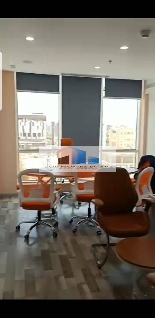 Office space for rent 60 sqm fully finished with ACs direct on North 90th / مكتب ادارى للايجار تشطيب كامل بالتكييفات علي التسعين الشمالى مباشرة 4