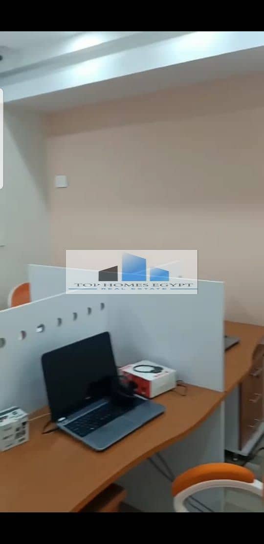 Office space for rent 60 sqm fully finished with ACs direct on North 90th / مكتب ادارى للايجار تشطيب كامل بالتكييفات علي التسعين الشمالى مباشرة 7