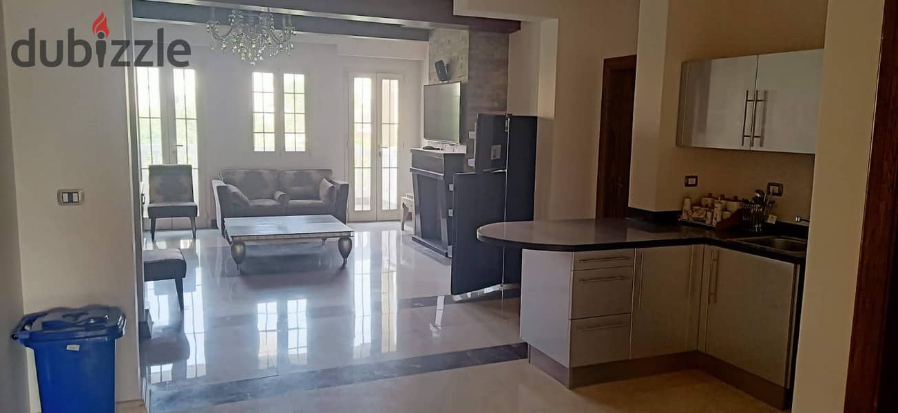 For Rent Furnished Villa Prime Location in Compound CFC 10