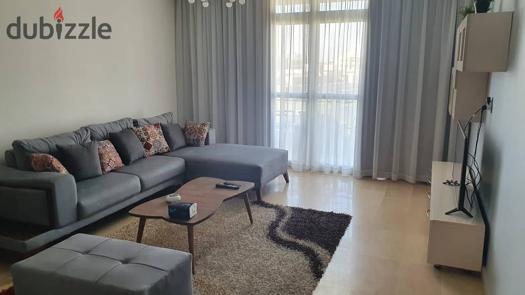 For Rent Furnished Apartment Amazing View in Compound CFC 0