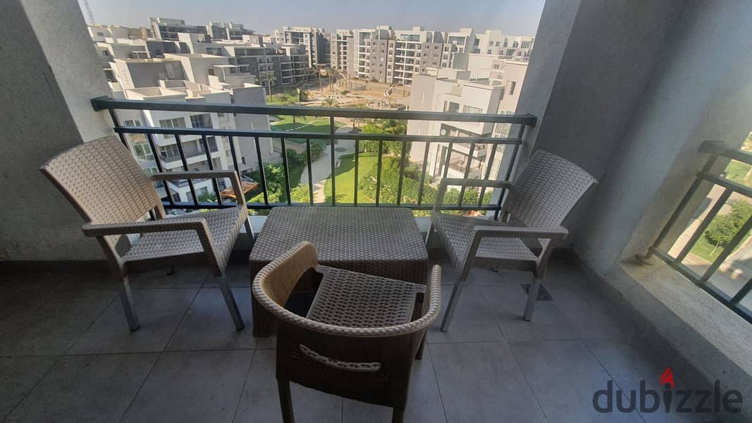 For Rent Furnished Apartment Amazing View in Compound CFC 2