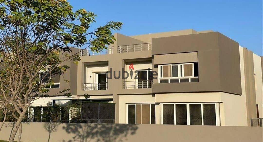 Twin villa for sale, immediate delivery, in Old Sheikh Zayed, next to Karma,in installments 4