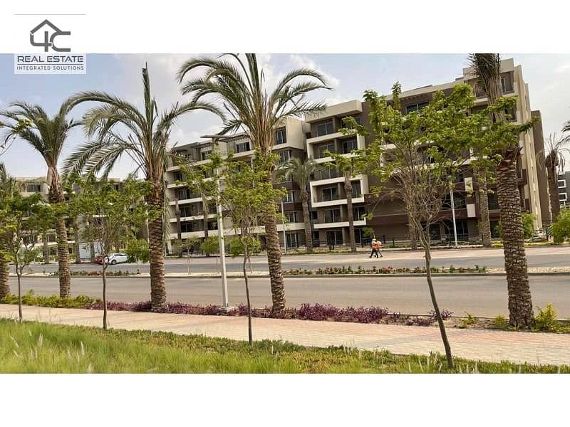 Own apartment 153 m ready to move fully finished and furnished view landscape with lowest down payment and installments in Palm Hills Compound 12