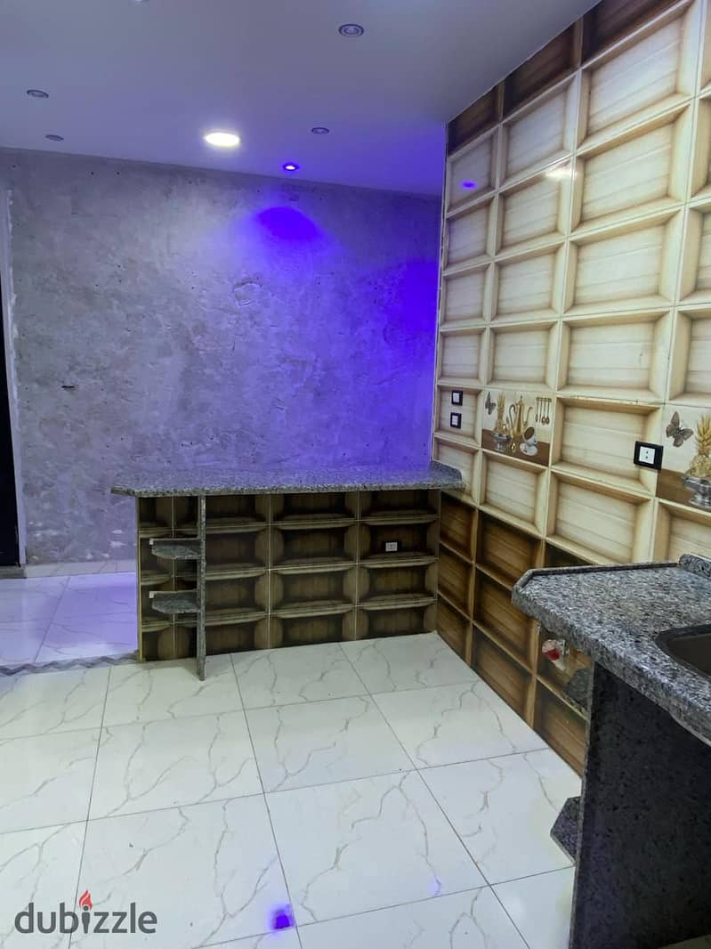 Basement for rent in El Narges Compound, near Gamal Abdel Nasser Axis and El Mustafa Mosque  Private entrance 7