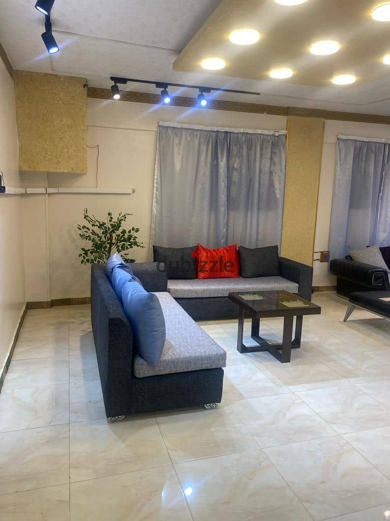 Basement for rent, residential, administrative, Banfsaj Compound, near Sadat Axis and Ahmed Shawky Axis    Private entrance 4