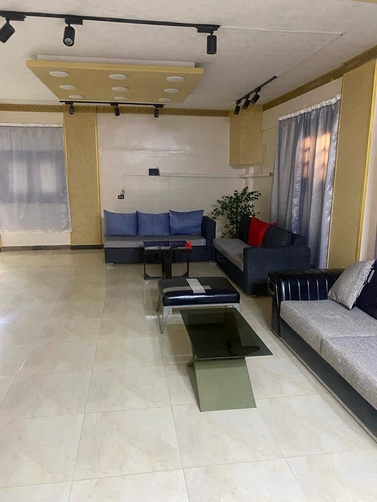 Basement for rent, residential, administrative, Banfsaj Compound, near Sadat Axis and Ahmed Shawky Axis    Private entrance 9