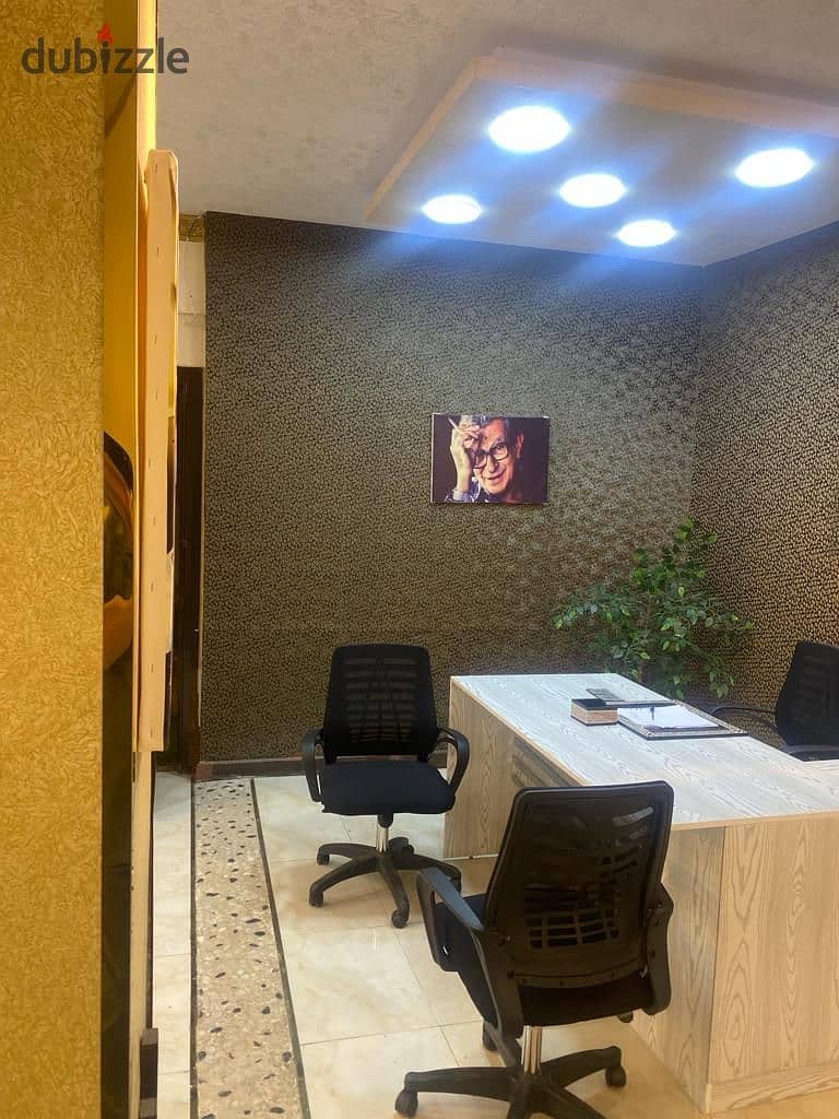 Basement for rent, residential, administrative, Banfsaj Compound, near Sadat Axis and Ahmed Shawky Axis    Private entrance 11