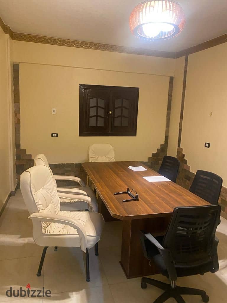 Basement for rent, residential, administrative, Banfsaj Compound, near Sadat Axis and Ahmed Shawky Axis    Private entrance 12