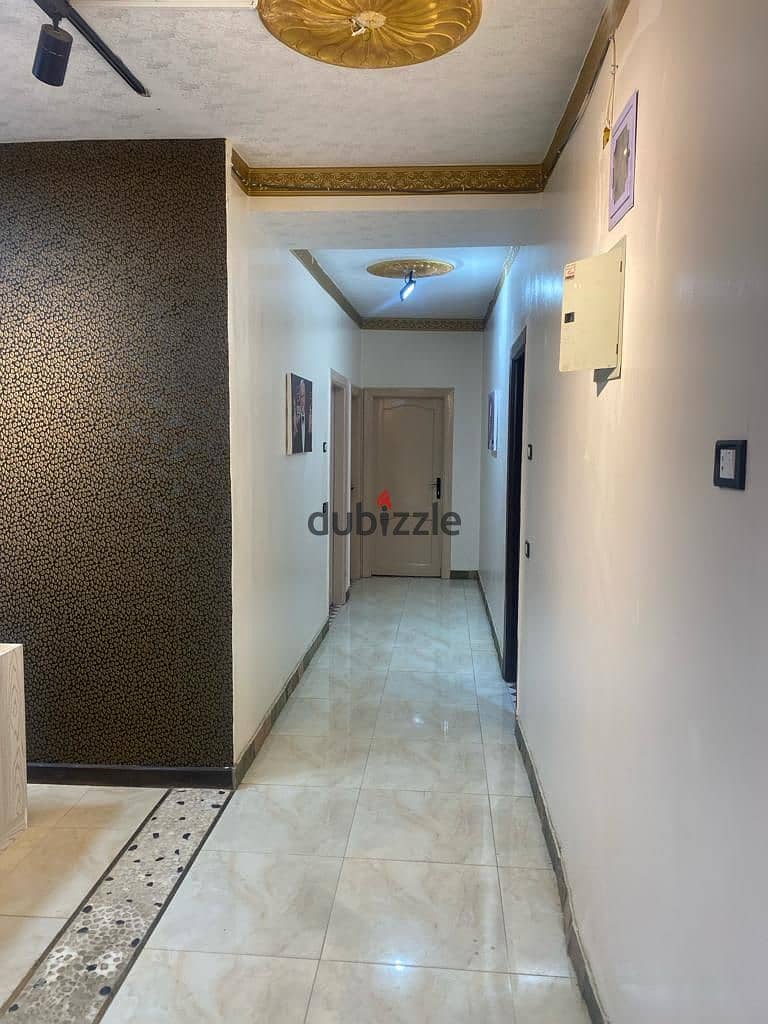 Basement for rent, residential, administrative, Banfsaj Compound, near Sadat Axis and Ahmed Shawky Axis    Private entrance 14