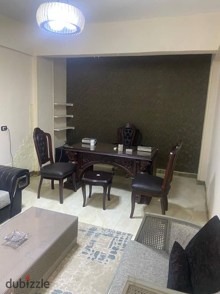 Basement for rent, residential, administrative, Banfsaj Compound, near Sadat Axis and Ahmed Shawky Axis    Private entrance 17