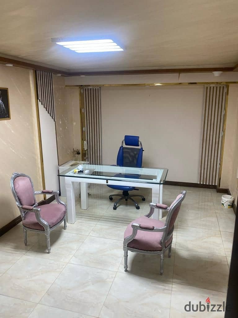 Basement for rent, residential, administrative, Banfsaj Compound, near Sadat Axis and Ahmed Shawky Axis    Private entrance 18