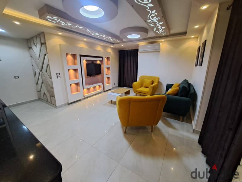 furnished Apartment 160m for rent in one kattameya 7