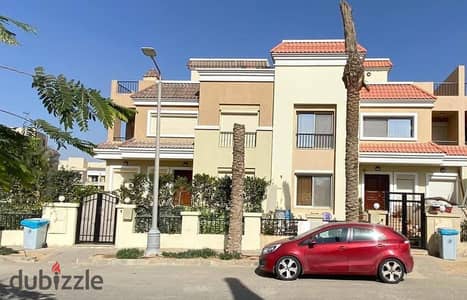 Villa for sale, next to Madinaty, directly on the Suez Road, Prime Landscaping, with an open view