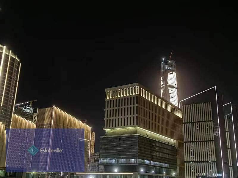 A shop with a mandatory lease in the first skyscraper area in the Central Business District in front of the Iconic Tower and the Green River 6