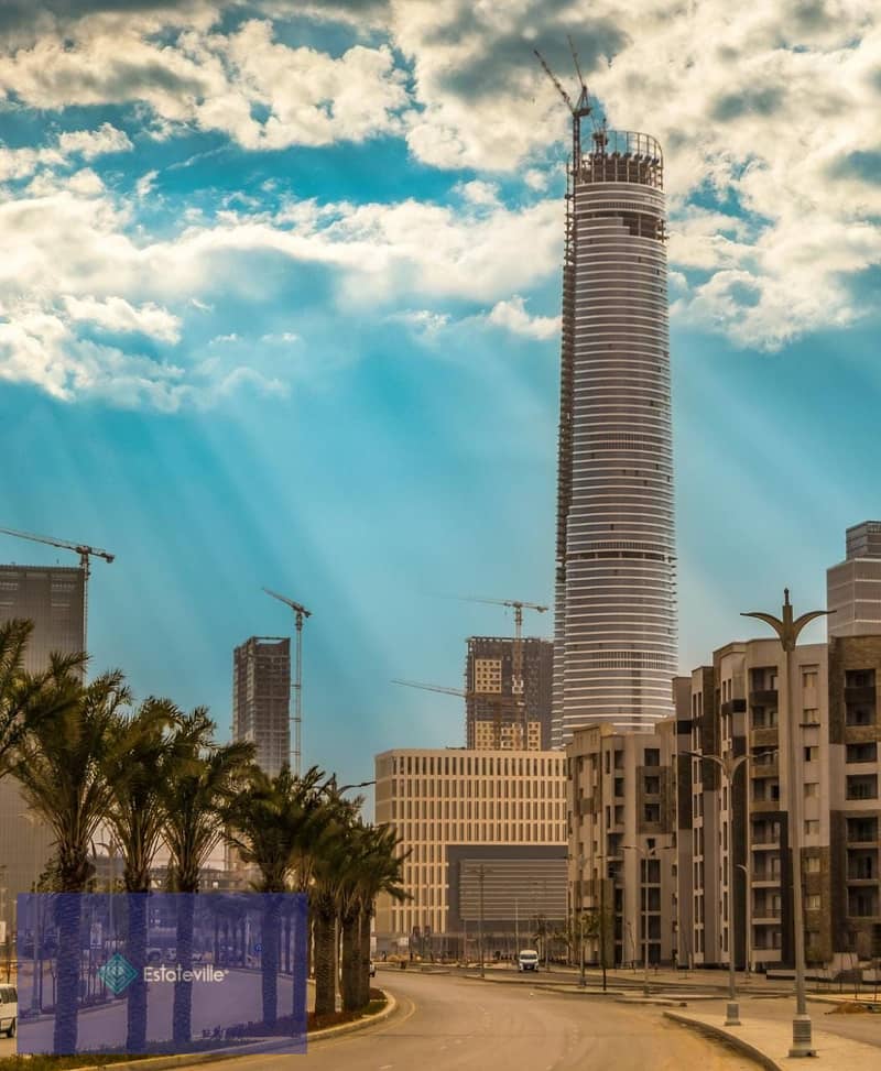 Office without down payment, rented with a mandatory lease in the Central Business District in front of the Iconic Tower and the Green River with the 10