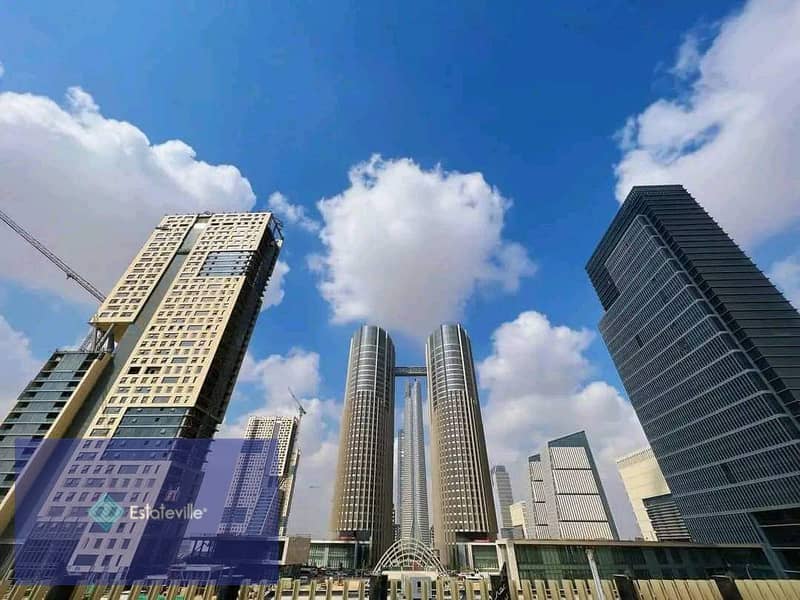 Office without down payment, rented with a mandatory lease in the Central Business District in front of the Iconic Tower and the Green River with the 12