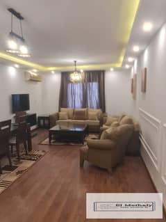 Apartment 123 meters for furnished rent in Al-Rehab City