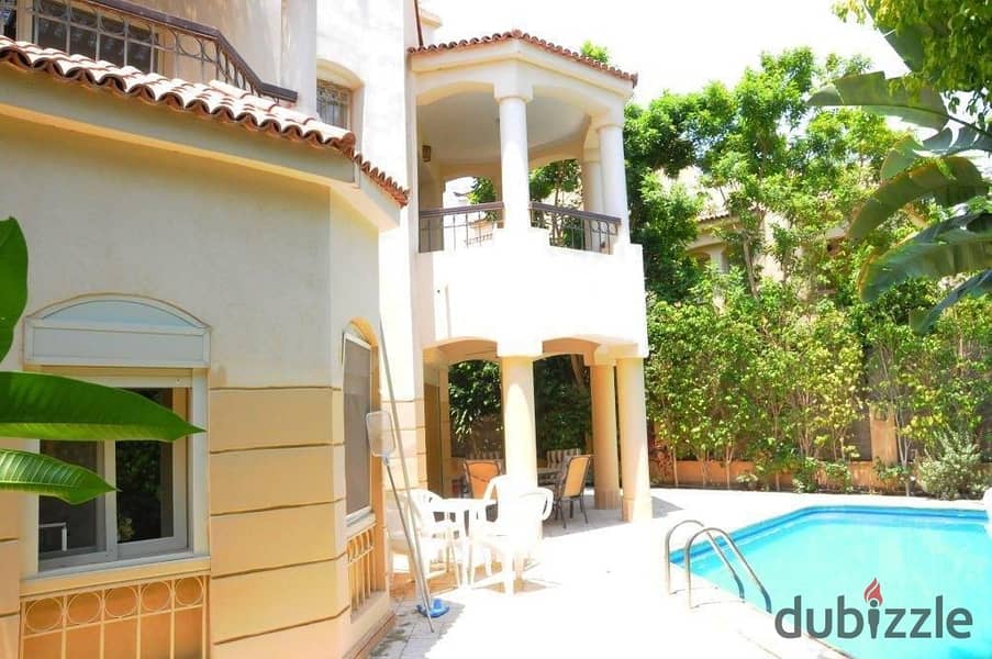 For Rent Villa With Swimming Pool in Compound Katameya Residence 1