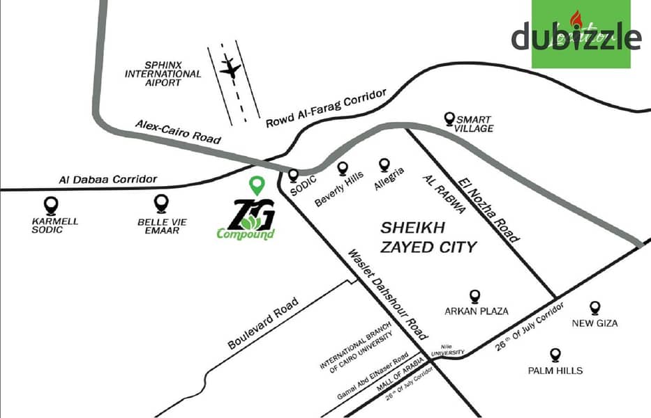 Villa for sale 460m - New Zayed - Zayed Greens Compound - Minutes from Beverly Hills 11