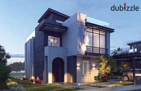 Villa 298m For Sale - New Zayed -The 8 Compound - Installments over 10year